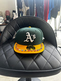 Oakland A’s Custom Rhinestone Fitted Hat