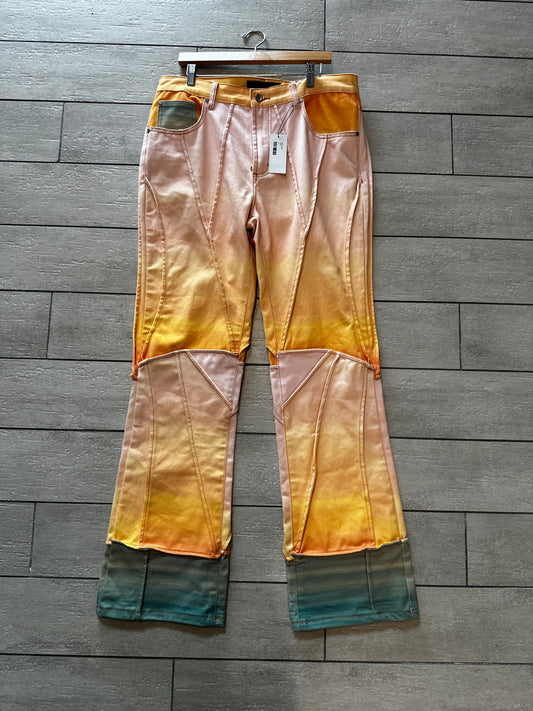 Who Decides War Gradient Panel Pants SZ-34